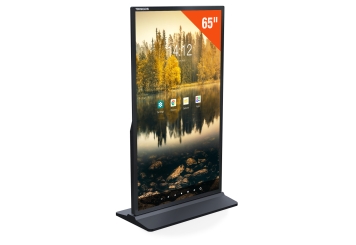 Digitální totem DKS-LED65, 65 in Display, Android 13, černý, 870 mm x 450 mm x 1.555 mm, TecMaschin 