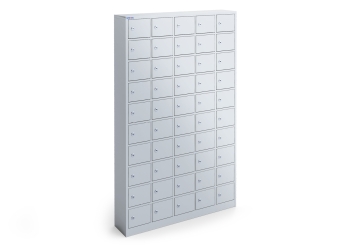 Skříňky WSFS50 s 50 s přihrádkami, grey, Ocelový plech, TOPREGAL 