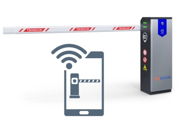 Automatická elektrická závora, závora na parkovišti ES3500-A s ovládáním pomocí aplikace, TecMaschin 