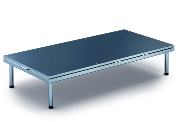 2 m x 1 m Mobilní pódium pro akce EBM850/2, výška 405 mm, 1 modulů, max. zatížení na modul 850 kg 
