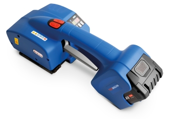 Plně automatické páskovač „Experte“ HU-E1316 včetně náhradní baterie, šířka pásky 13  - 16 mm, TecMaschin 