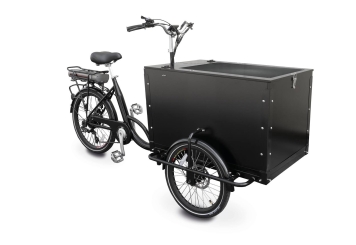 Elektrické solární nákladní kolo, 25 km/h 150 kg Maximální zatížení včetně 1 baterie, TecMaschin 