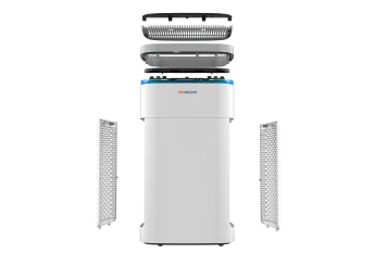 Air purifier LR800 with HEPA filter for up to 96m² 400 mm x 400 mm x 705 mm, TecMaschin 