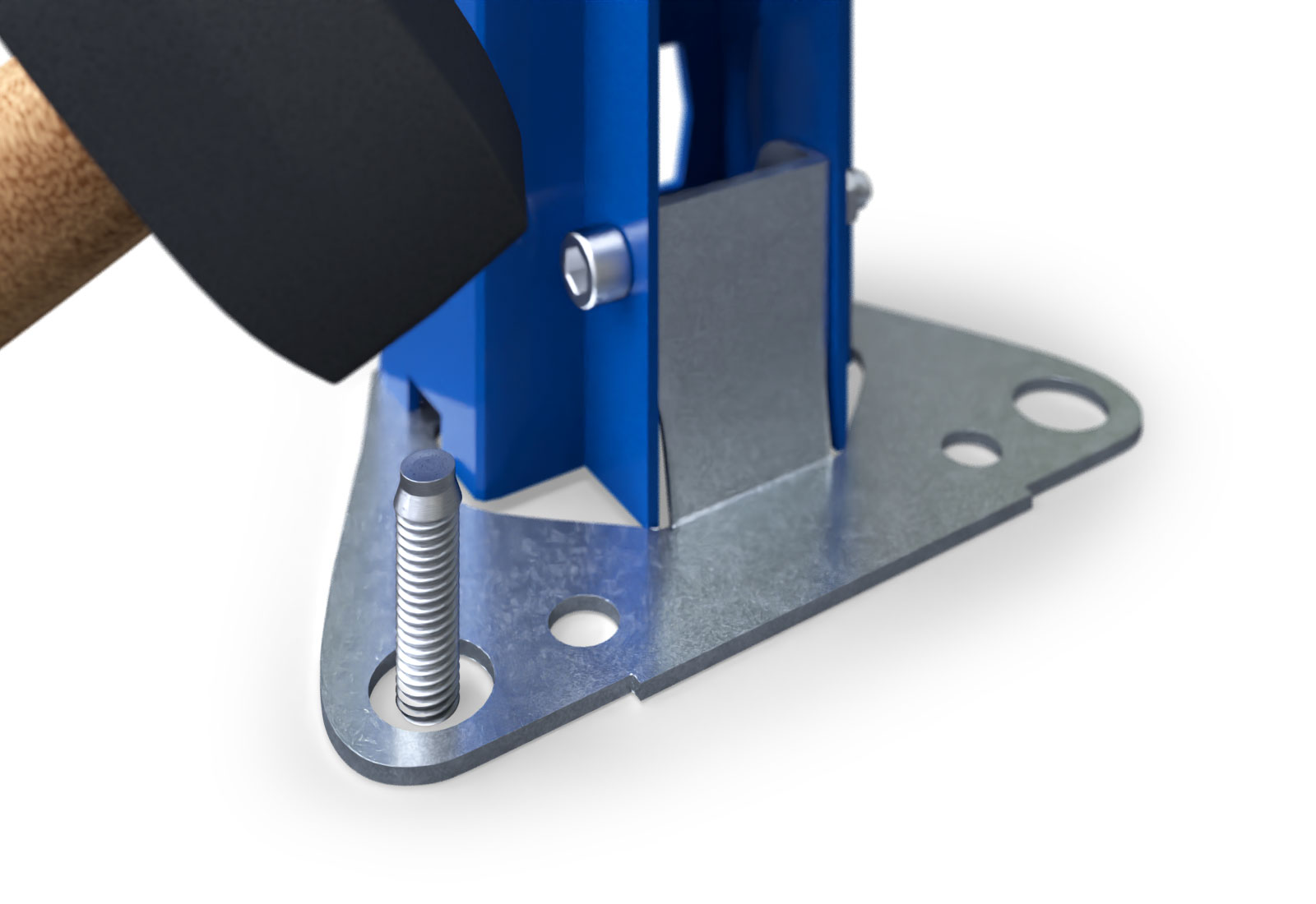 Ukotvení základní desky v podlaze