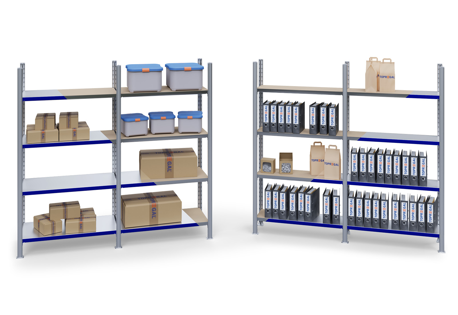 Příklady hloubek a využití šelfu